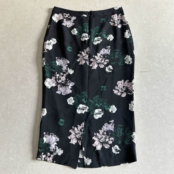 A.L.C. Floral Print Bell Pencil Skirt in Black ASO Spencer Hastings - Picture 6 of 8